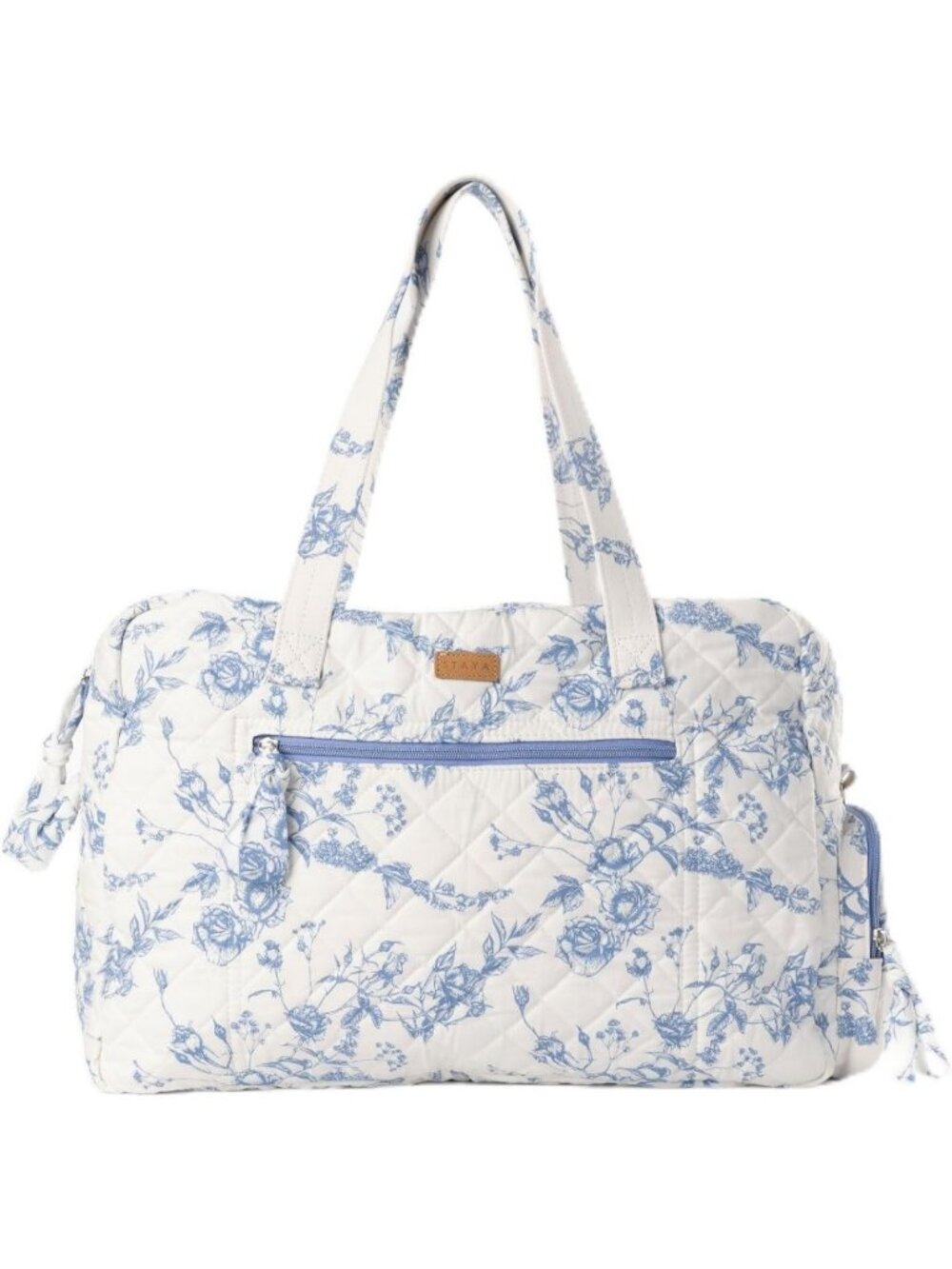 Quilted Labor & Delivery Hospital Bag - Stylish Weekender Tote for Moms